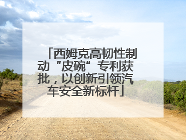 西姆克高韧性制动“皮碗”专利获批，以创新引领汽车安全新标杆