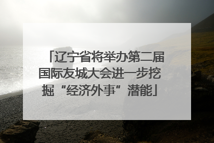 辽宁省将举办第二届国际友城大会进一步挖掘“经济外事”潜能