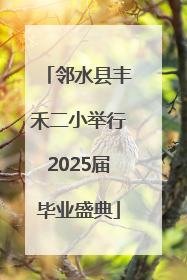 邻水县丰禾二小举行2025届毕业盛典