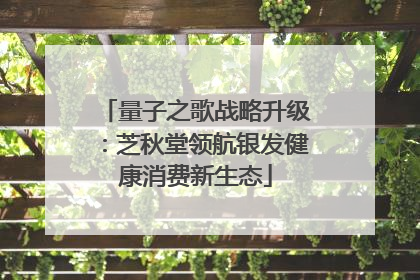量子之歌战略升级：芝秋堂领航银发健康消费新生态