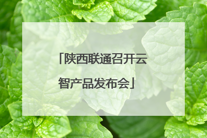 陕西联通召开云智产品发布会
