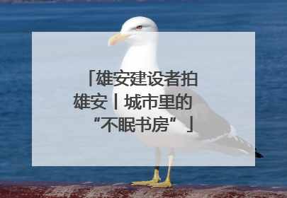雄安建设者拍雄安丨城市里的“不眠书房”