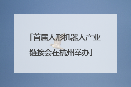首届人形机器人产业链接会在杭州举办