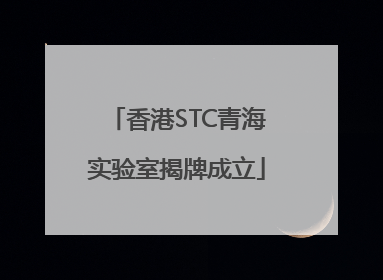 香港STC青海实验室揭牌成立