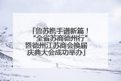 鲁苏携手谱新篇！“全省苏商德州行”暨德州江苏商会换届庆典大会成功举办
