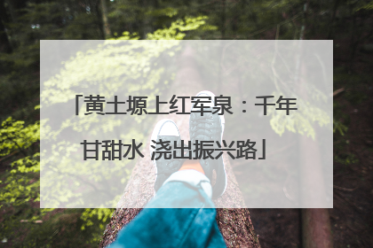 黄土塬上红军泉：千年甘甜水 浇出振兴路