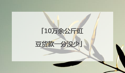 10万余公斤豇豆货款一分没少