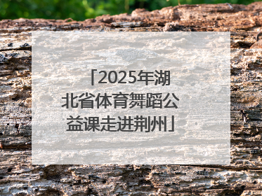 2025年湖北省体育舞蹈公益课走进荆州