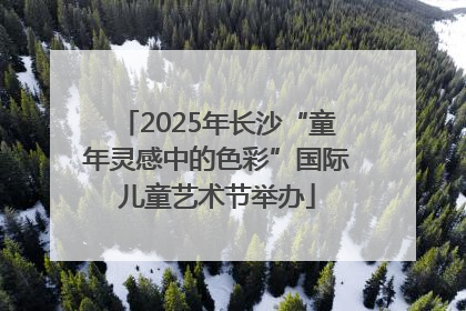 2025年长沙“童年灵感中的色彩”国际儿童艺术节举办