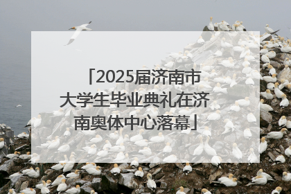 2025届济南市大学生毕业典礼在济南奥体中心落幕