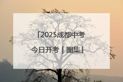 2025成都中考今日开考｜图集