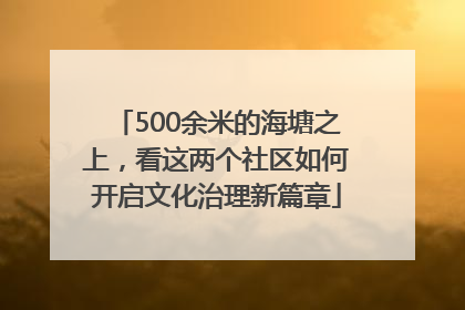 500余米的海塘之上，看这两个社区如何开启文化治理新篇章