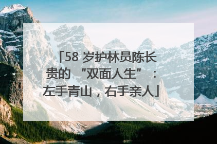 58 岁护林员陈长贵的 “双面人生”：左手青山，右手亲人