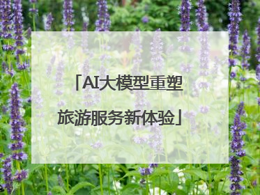 AI大模型重塑旅游服务新体验